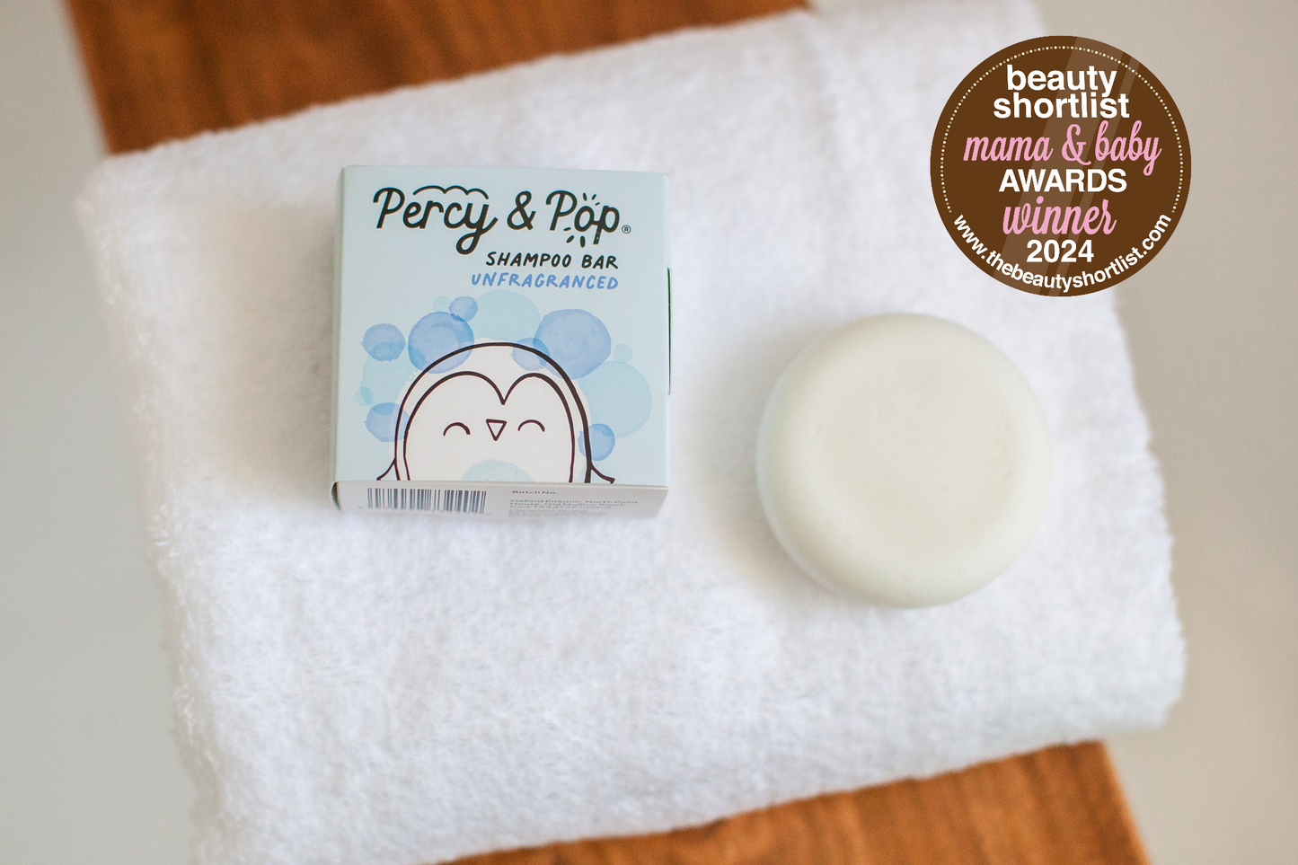 Percy & Pop Unfragranced Shampoo Bar