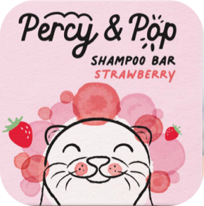 Percy & Pop Strawberry Shampoo Bar